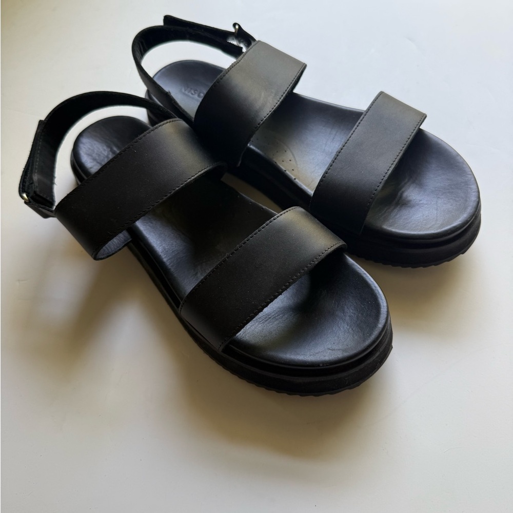 Nisolo Black Women's Go-to Flatform 2.0 Sandals